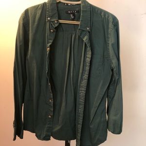 WORN dark green dress shirt